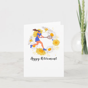 Tennis Happy Retirement to Tennis Player Card