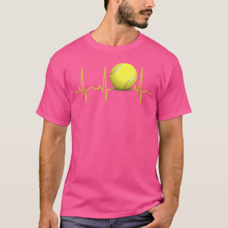 Tennis Heartbea Tennis For Players Coaches T-Shirt