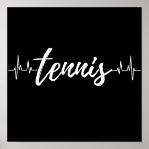 Tennis Heartbeat. Poster