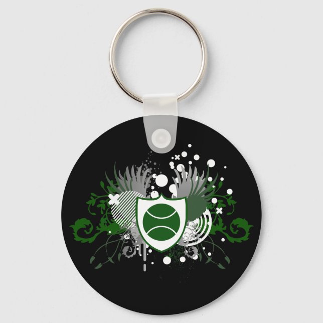 tennis. hi-fi. key ring (Front)
