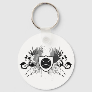 tennis. hi-fi. key ring