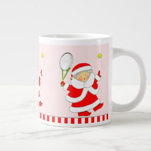 Tennis Holiday Gift Large Coffee Mug