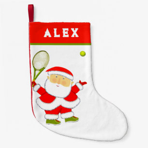 Tennis Holiday Small Christmas Stocking