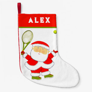 Tennis Holiday Small Christmas Stocking
