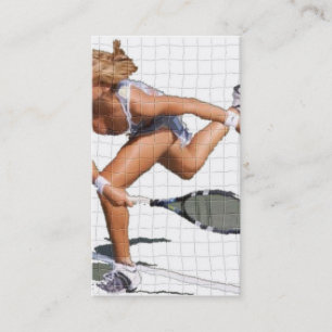 Tennis Instruction Business Card