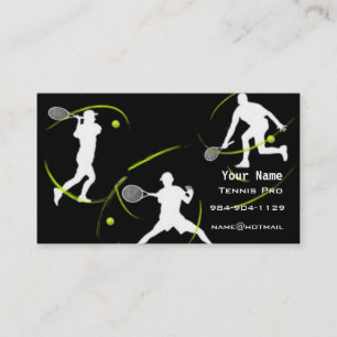 Tennis Instruction Business Card