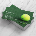 Tennis Instructor Professional Business Card<br><div class="desc">Professional Tennis Business Cards.</div>