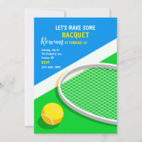 Tennis Invitations