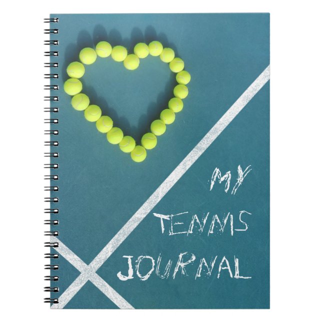 Tennis Journal personalised (Front)