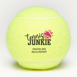 Tennis Junkie Funny Tennis Balls
