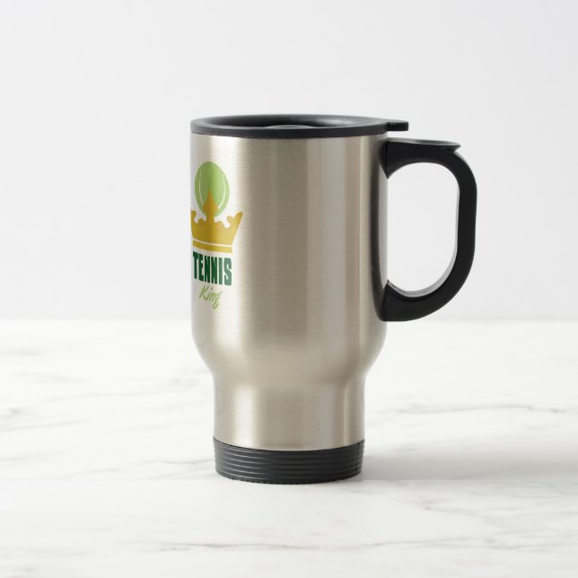Tennis King Travel Mug (Right)