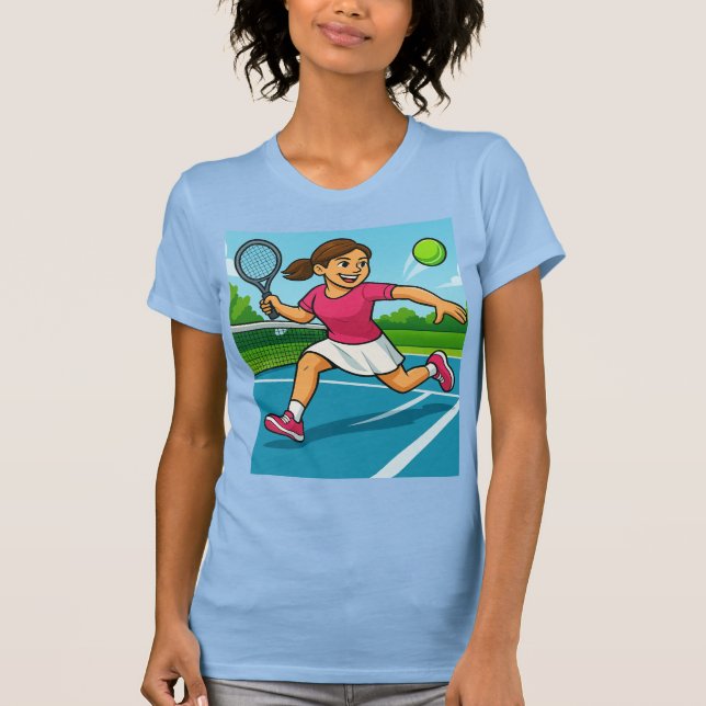 Tennis Lady T-Shirt (Front)