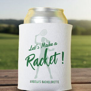 Tennis Let's Make a Racket Bachelorette Party Can Cooler