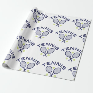 Tennis Logo Wrapping Paper