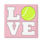 Tennis Love Custom Colour Magnet for Tennis