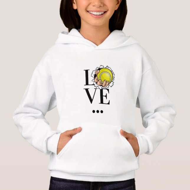 Tennis Love Cute Sports Player Gift (Front)