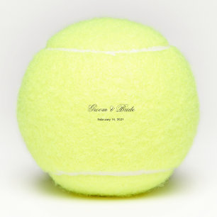 Tennis Love Keepsake Ball With Custom Names