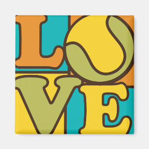 Tennis Love Magnet
