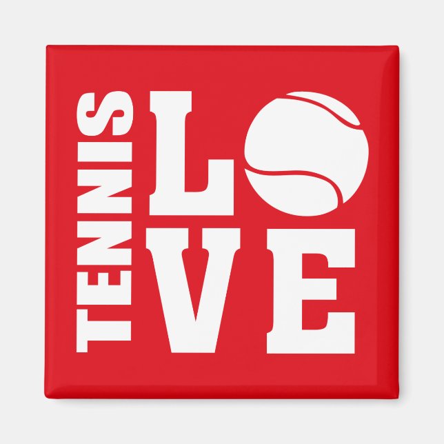 Tennis Love Magnet (Front)