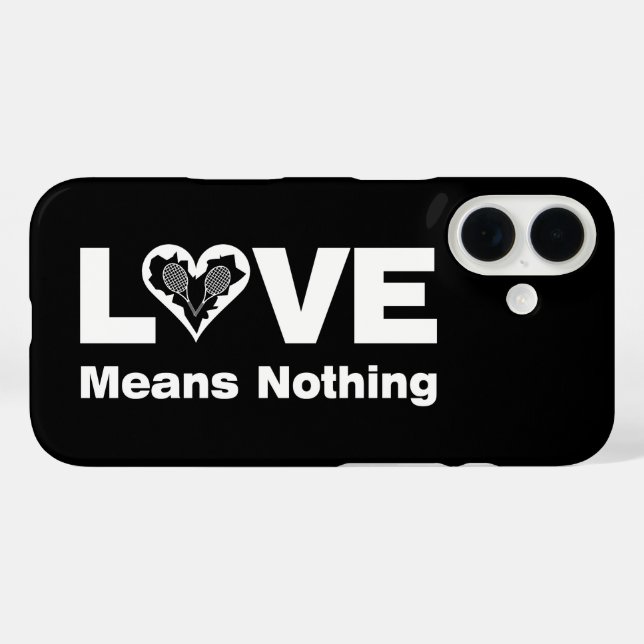 Tennis Love Means Nothing Case-Mate iPhone Case (Back (Horizontal))