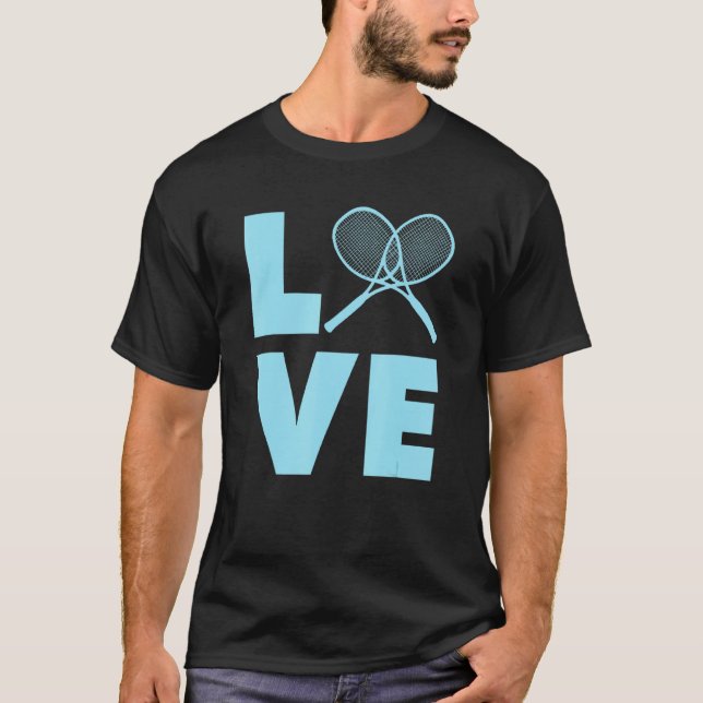 Tennis Love  Player Coach Pro T-Shirt (Front)
