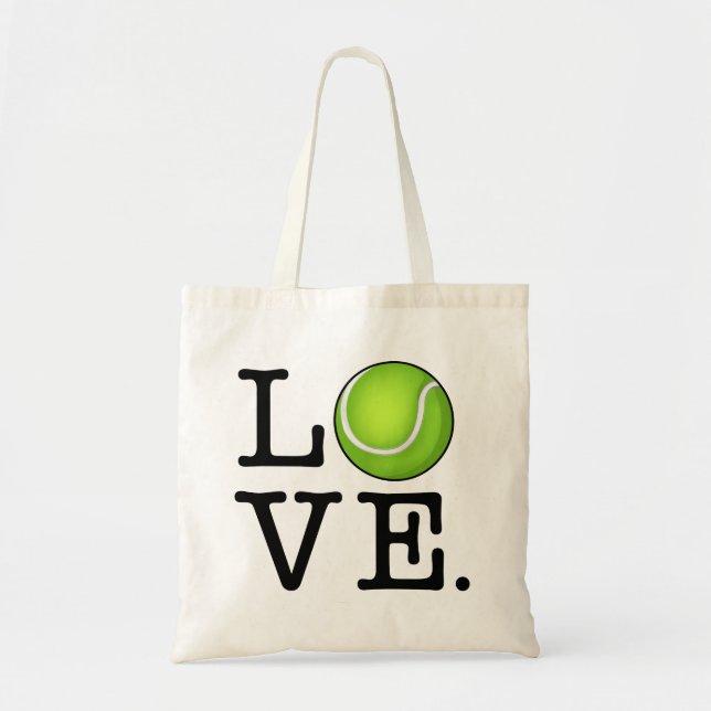 Tennis Love Tennis Fan Tote Bag (Front)