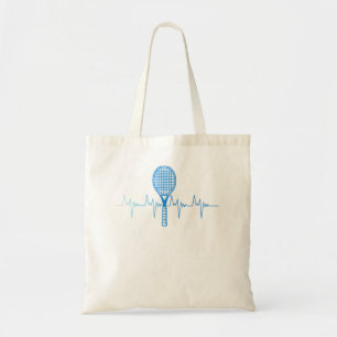 Tennis Love Tennis Heartbeat Tennis Player Tote Bag