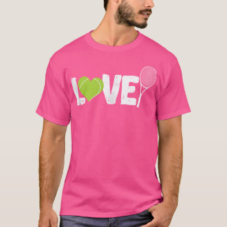 Tennis Love Tennis Racket T-Shirt