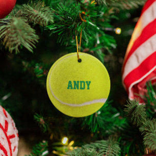 Tennis Lover Personalised Ornament
