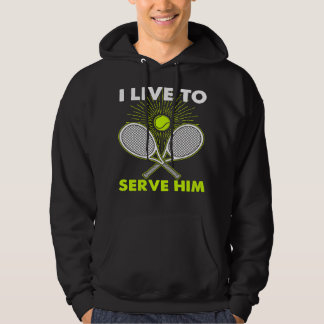 Tennis Lover Player I play and I know Things funny Hoodie
