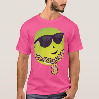 Tennis Lover Sunglass Tennis Ball Gang Crew Racket T-Shirt