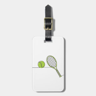 Tennis Lover tennis gift Luggage Tag