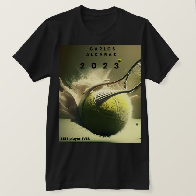 Tennis lover  - Wimbledon Championship - Carlos  T-Shirt (Design Front)