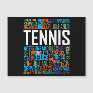 Tennis Lover Words T Shirt Gift for Players and Co