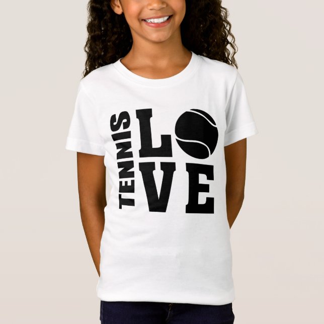 Tennis Lovers, Tennis LOVE, Tennis t-shirt (Front)
