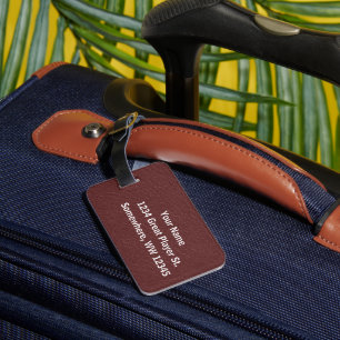 Tennis - male player and ball Personalise Luggage Tag