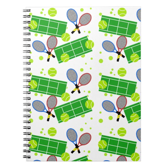 Tennis Match Notebook (Front)