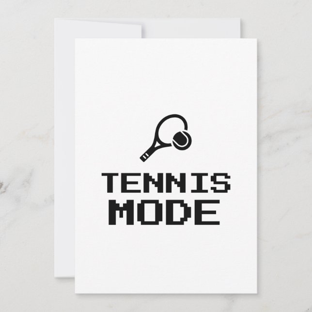 TENNIS MODE HOLIDAY CARD (Front)