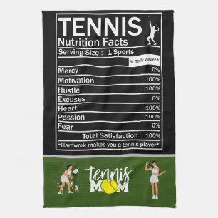 Tennis MOM Tea Towel