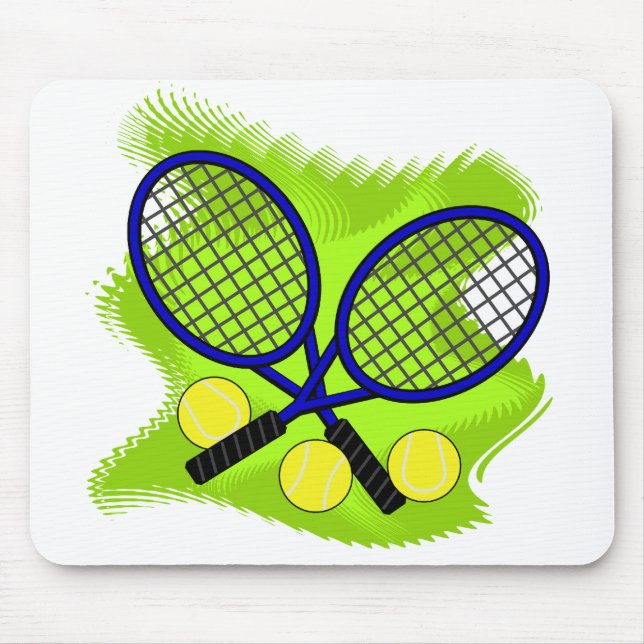Tennis Mouse Pad (Front)