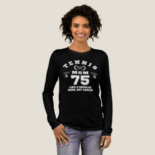 Tennis Mum Funny Sports Established 1975 Tri-Blend Shirt
