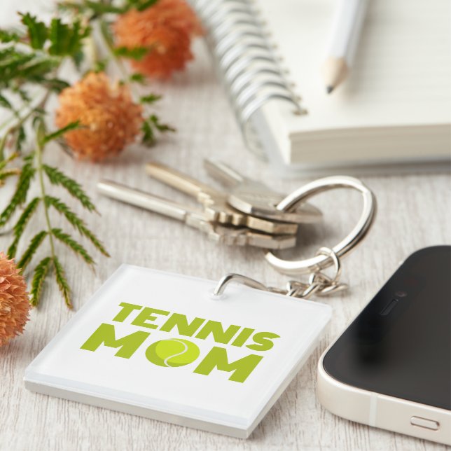 Tennis Mum Key Ring (Front Right)