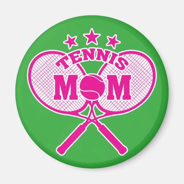 Tennis Mum Magnet (Front)