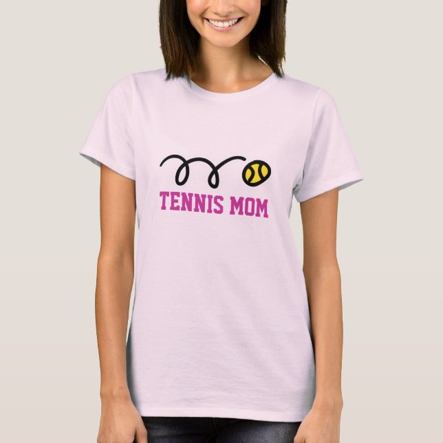 Tennis mum t-shirt - Gift idea for Mothers Day (Front)