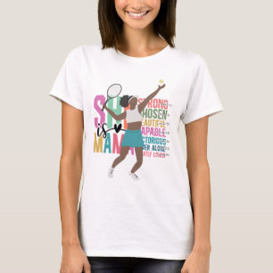 Tennis Mum Woman Lady Ace Mum: Tennis Enthusiast T-Shirt