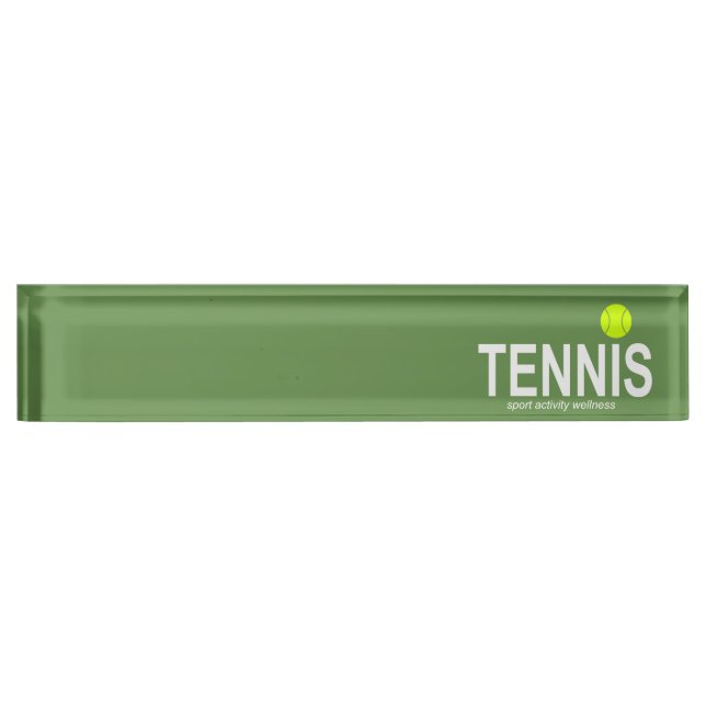 Tennis Nameplate (Front)