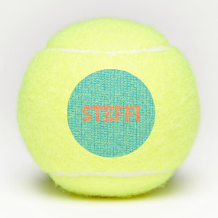 Tennis Net Sports Love Game Custom Name Kids Tennis Balls