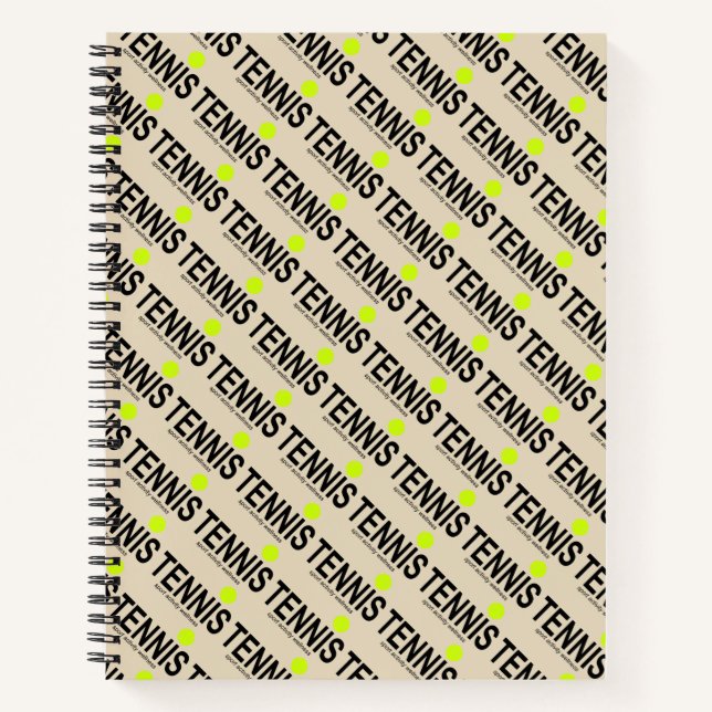 Tennis Notebook (Front)