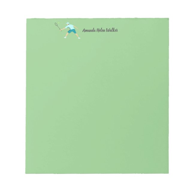 Tennis Notepad (Front)