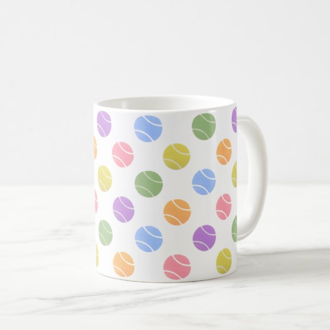 Tennis Novelty Coffee Mug (Front Right)